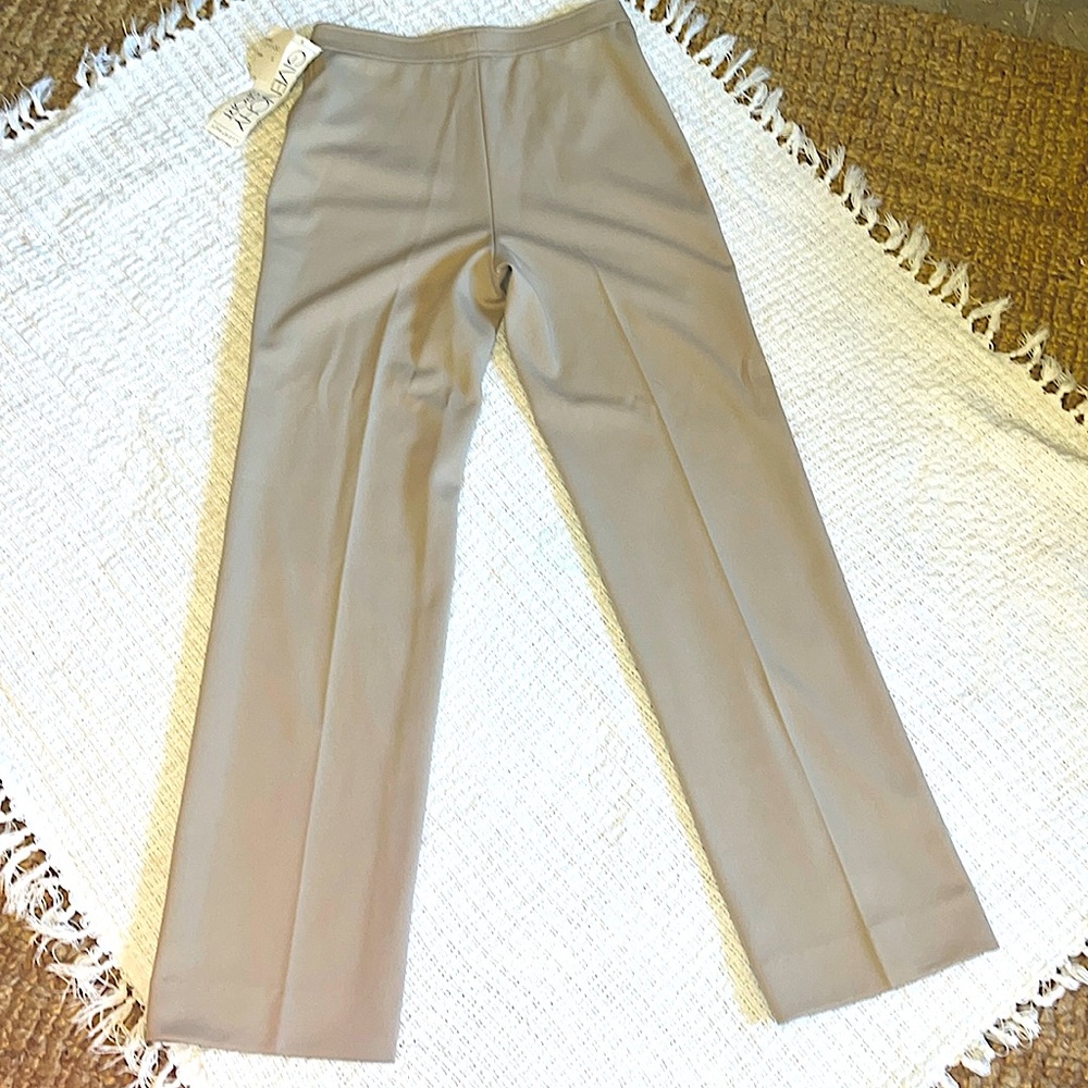 🚫Sold VTG Givenchy Sport Tan beige Hi Rise Knit Pant Sz 8 vintage deadstock w/ta - Picture 2 of 14